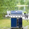 Mustang Gas Grill Gourmet 4+1 Blue - Afbeelding 24