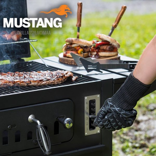 Mustang bbq / barbecue / grill handschoen
